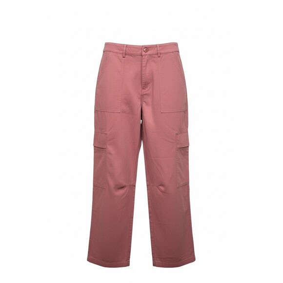 In February Womens Cargo Utility Pants mahogany Wide-Leg High Rise Size M 29"" - Picture 3 of 6